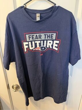 Patriots Fear The Future Navy Graphic Tee